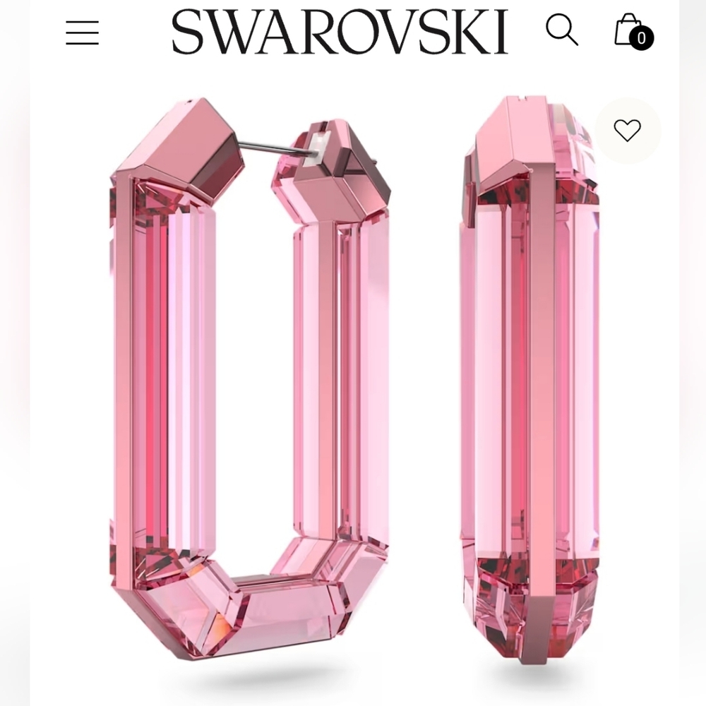 Swarovski Lucent hoop Earrings